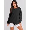 imageANRABESS Womens Oversized Sweatshirts Crewneck Long Sleeve Tunic Pullover Shirts Side Zipper Hoodies 2026 Spring ClothesBlack