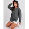 imageANRABESS Womens Oversized Sweatshirts Crewneck Long Sleeve Tunic Pullover Shirts Side Zipper Hoodies 2026 Spring ClothesDark Grey