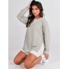 imageANRABESS Womens Oversized Sweatshirts Crewneck Long Sleeve Tunic Pullover Shirts Side Zipper Hoodies 2026 Spring ClothesGrey Apricot