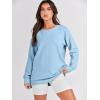 imageANRABESS Womens Oversized Sweatshirts Crewneck Long Sleeve Tunic Pullover Shirts Side Zipper Hoodies 2026 Spring ClothesLight Blue