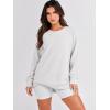 imageANRABESS Womens Oversized Sweatshirts Crewneck Long Sleeve Tunic Pullover Shirts Side Zipper Hoodies 2026 Spring ClothesLight Gray