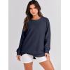 imageANRABESS Womens Oversized Sweatshirts Crewneck Long Sleeve Tunic Pullover Shirts Side Zipper Hoodies 2026 Spring ClothesNavy Blue