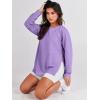 imageANRABESS Womens Oversized Sweatshirts Crewneck Long Sleeve Tunic Pullover Shirts Side Zipper Hoodies 2026 Spring ClothesPurple