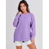 imageANRABESS Womens Oversized Sweatshirts Crewneck Long Sleeve Tunic Pullover Shirts Side Zipper Hoodies 2026 Spring ClothesPurple