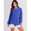 imageANRABESS Womens Oversized Sweatshirts Crewneck Long Sleeve Tunic Pullover Shirts Side Zipper Hoodies 2026 Spring ClothesRoyal Blue