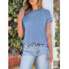 imageANRABESS Womens Short Sleeve Crewneck Shirts Ribbed Knit High Low Hem T Shirt 2026 Summer Spring Casual Tops Trendy ClothesBlue