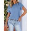 imageANRABESS Womens Short Sleeve Crewneck Shirts Ribbed Knit High Low Hem T Shirt 2026 Summer Spring Casual Tops Trendy ClothesBlue