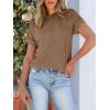 imageANRABESS Womens Short Sleeve Crewneck Shirts Ribbed Knit High Low Hem T Shirt 2026 Summer Spring Casual Tops Trendy ClothesCoffee
