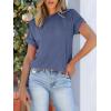 imageANRABESS Womens Short Sleeve Crewneck Shirts Ribbed Knit High Low Hem T Shirt 2026 Summer Spring Casual Tops Trendy ClothesDark Blue