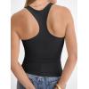 imageANRABESS Womens Square Neck Tank Top Sleeveless Double Lined Racerback Workout Athletic Summer Basic Tops 2026 Trendy ShirtsBlack