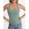 imageANRABESS Womens Square Neck Tank Top Sleeveless Double Lined Racerback Workout Athletic Summer Basic Tops 2026 Trendy ShirtsGrey Green