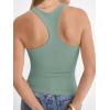 imageANRABESS Womens Square Neck Tank Top Sleeveless Double Lined Racerback Workout Athletic Summer Basic Tops 2026 Trendy ShirtsGrey Green