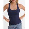 imageANRABESS Womens Square Neck Tank Top Sleeveless Double Lined Racerback Workout Athletic Summer Basic Tops 2026 Trendy ShirtsNavy Blue