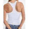 imageANRABESS Womens Square Neck Tank Top Sleeveless Double Lined Racerback Workout Athletic Summer Basic Tops 2026 Trendy ShirtsWhite