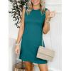 imageANRABESS Womens Summer Casual Mini Dresses 2026 Sleeveless Crewneck Split WrinkleFree Beach Travel Vacation Short SundressLake Blue