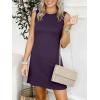imageANRABESS Womens Summer Casual Mini Dresses 2026 Sleeveless Crewneck Split WrinkleFree Beach Travel Vacation Short SundressPurple