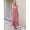 imageANRABESS Womens Summer Floral Dress V Neck Sleeveless A Line Wedding Guest Maxi Tulle Dresses Casual Beach Vacation ClothesDusty Orchid Floral