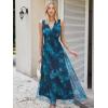 imageANRABESS Womens Summer Floral Dress V Neck Sleeveless A Line Wedding Guest Maxi Tulle Dresses Casual Beach Vacation ClothesFloral Blue