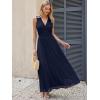 imageANRABESS Womens Summer Floral Dress V Neck Sleeveless A Line Wedding Guest Maxi Tulle Dresses Casual Beach Vacation ClothesNavy Blue