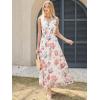 imageANRABESS Womens Summer Floral Dress V Neck Sleeveless A Line Wedding Guest Maxi Tulle Dresses Casual Beach Vacation ClothesPink Peony White