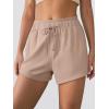 imageANRABESS Womens Sweat Shorts 2026 Summer Workout Running Casual Soft High Waist Drawstring Lounge Shorts with PocketsAlmond