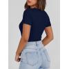 imageANRABESS Womens Tops Short Sleeve Henley Shirts 2026 Summer Ribbed Slim Fit Basic Casual Tee Blouse Trendy Spring ClothingNavy Blue