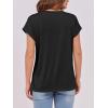 imageANRABESS Womens Tops Summer Cap Sleeve Basic Tee Shirts 2026 Trendy Loose Fit Casual Dressy Business Work Tshirts ClothesBlack