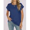 imageANRABESS Womens Tops Summer Cap Sleeve Basic Tee Shirts 2026 Trendy Loose Fit Casual Dressy Business Work Tshirts ClothesDark Blue