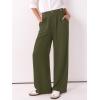 imageANRABESS Womens Wide Leg High Waisted Pants 2026 Summer Button Pleated Work Dress Pants Trousers Business Casual OutfitsArmy Green