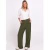 imageANRABESS Womens Wide Leg High Waisted Pants 2026 Summer Button Pleated Work Dress Pants Trousers Business Casual OutfitsArmy Green
