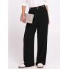 imageANRABESS Womens Wide Leg High Waisted Pants 2026 Summer Button Pleated Work Dress Pants Trousers Business Casual OutfitsBlack
