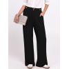 imageANRABESS Womens Wide Leg High Waisted Pants 2026 Summer Button Pleated Work Dress Pants Trousers Business Casual OutfitsBlack