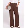 imageANRABESS Womens Wide Leg High Waisted Pants 2026 Summer Button Pleated Work Dress Pants Trousers Business Casual OutfitsCoffee