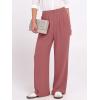 imageANRABESS Womens Wide Leg High Waisted Pants 2026 Summer Button Pleated Work Dress Pants Trousers Business Casual OutfitsDusty Rose