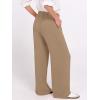imageANRABESS Womens Wide Leg High Waisted Pants 2026 Summer Button Pleated Work Dress Pants Trousers Business Casual OutfitsYellow Khaki