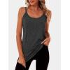 imageANRABESS Workout Tank Tops for Women Spaghetti Strap Camisole Shirts Summer 2026 Loose Fit Athletic Running Yoga Gym ClothesBlack