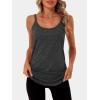 imageANRABESS Workout Tank Tops for Women Spaghetti Strap Camisole Shirts Summer 2026 Loose Fit Athletic Running Yoga Gym ClothesBlack