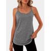 imageANRABESS Workout Tank Tops for Women Spaghetti Strap Camisole Shirts Summer 2026 Loose Fit Athletic Running Yoga Gym ClothesGrey