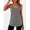 imageANRABESS Workout Tank Tops for Women Spaghetti Strap Camisole Shirts Summer 2026 Loose Fit Athletic Running Yoga Gym ClothesGrey