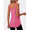 imageANRABESS Workout Tank Tops for Women Spaghetti Strap Camisole Shirts Summer 2026 Loose Fit Athletic Running Yoga Gym ClothesHot Pink