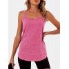 imageANRABESS Workout Tank Tops for Women Spaghetti Strap Camisole Shirts Summer 2026 Loose Fit Athletic Running Yoga Gym ClothesHot Pink