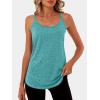 imageANRABESS Workout Tank Tops for Women Spaghetti Strap Camisole Shirts Summer 2026 Loose Fit Athletic Running Yoga Gym ClothesLake Green