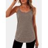 imageANRABESS Workout Tank Tops for Women Spaghetti Strap Camisole Shirts Summer 2026 Loose Fit Athletic Running Yoga Gym ClothesLight Brown