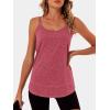 imageANRABESS Workout Tank Tops for Women Spaghetti Strap Camisole Shirts Summer 2026 Loose Fit Athletic Running Yoga Gym ClothesRed