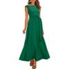 imageANRABESS Women One Off Shoulder Wedding Guest Formal Dress Sleeveless Flowy Spring Summer Cocktail Evening Maxi Dresses 2026Deep Green