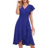 imageANRABESS Womens Cocktail Dress Semi Formal Wedding Guest Wrap Midi Dresses Summer Western A Line High Low Ruffled DressBlue