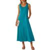 imageANRABESS Womens Maxi Dresses 2026 Summer Casual Scoop Neck Sleeveless Long Tank Dress Beach Sundress Travel Vacation ClothesLake
