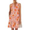 imageANRABESS Womens Mini Dresses Sleeveless V Neck Tiered Swing Going Out Beach Vacation Sundress 2026 Summer Casual OutfitsChrysanthemum Floral