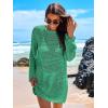 imageANRABESS Women Swimsuit Crochet Swim Cover Up 2026 Summer Bathing Suit Swimwear Mesh Knit Beach Dress Vacation OutfitsLake