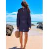 imageANRABESS Women Swimsuit Crochet Swim Cover Up 2026 Summer Bathing Suit Swimwear Mesh Knit Beach Dress Vacation OutfitsNavy Blue